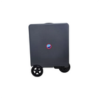 ROLLERTRON RT1 тъмно сив – страничен изглед в компактен режим с емблема и колела