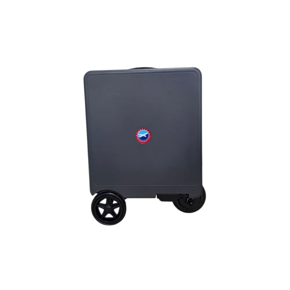 ROLLERTRON RT1 тъмно сив – страничен изглед в компактен режим с емблема и колела