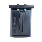 ROLLERTRON RT1 тъмно сив – горен изглед на дръжка за управление и TSA заключване