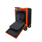 Електрически куфар-скутер ROLLERTRON RT1 оранжев – отворен куфар с интериор и ремъци, 24L